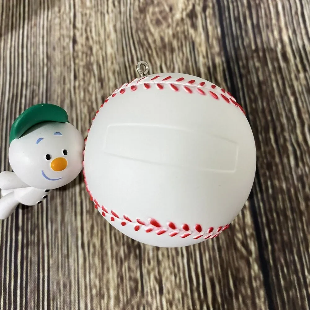 Hallmark Keepsake 'Home Run Star' Baseball Holiday Ornament -Personalize New
